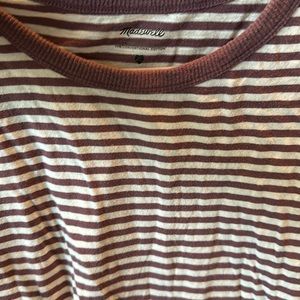 Madewell Softfade Cotton Boxy-Crop tee shirt